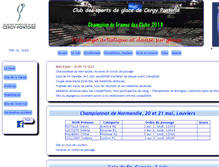Tablet Screenshot of cergy-patinage.com